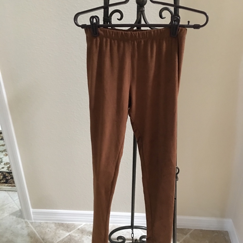 Suede like fabric leggings 37” long s/m